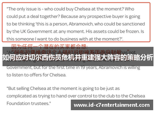 如何应对切尔西伤员危机并重建强大阵容的策略分析 如何应对切尔西伤员危机并重建强大阵容的策略分析