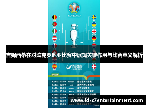 吉姆西蒂在对阵克罗地亚比赛中展现关键作用与比赛意义解析 吉姆西蒂在对阵克罗地亚比赛中展现关键作用与比赛意义解析